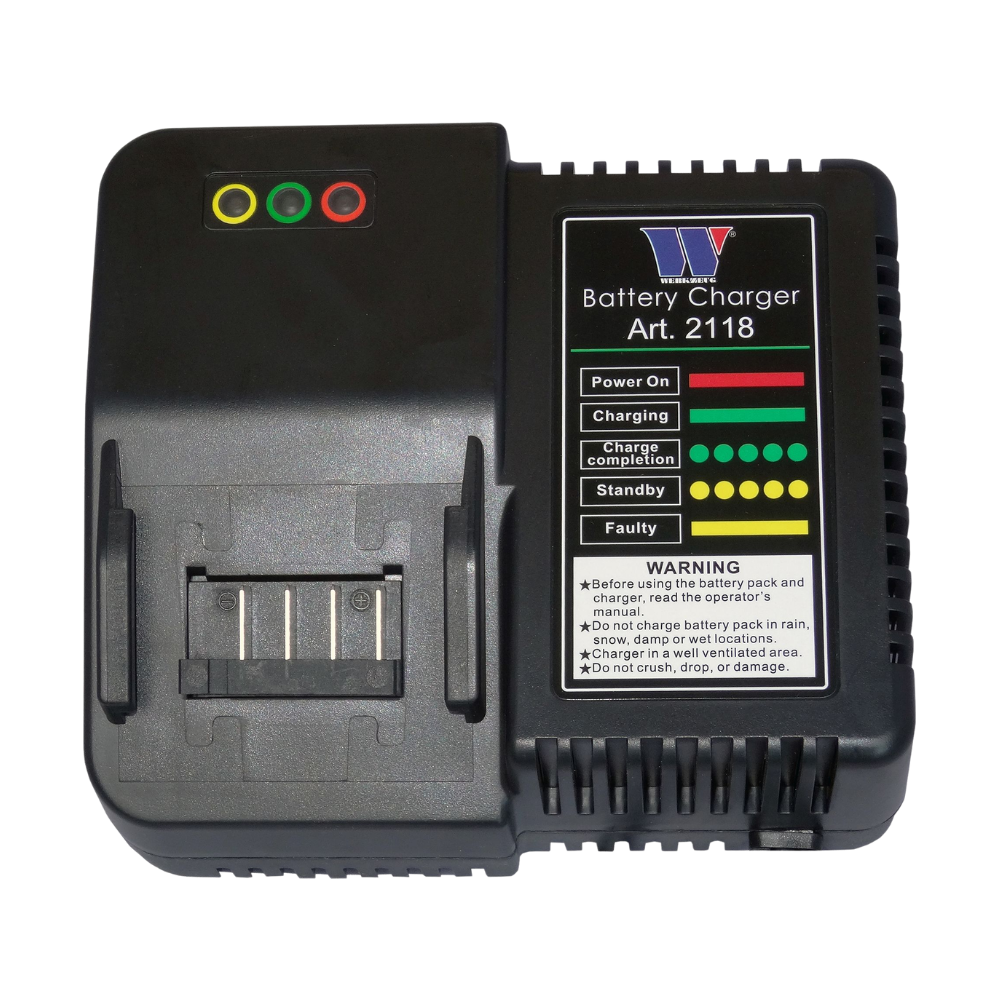 WELZH WERKZEUG Batteriladdare för DVC2116WW och DVC4021WW