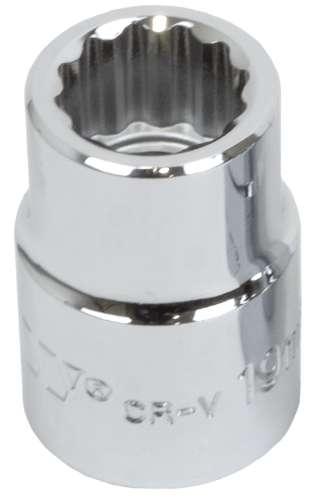 WELZH WERKZEUG Krafthylsa kort 12-kant 3/4" 19mm