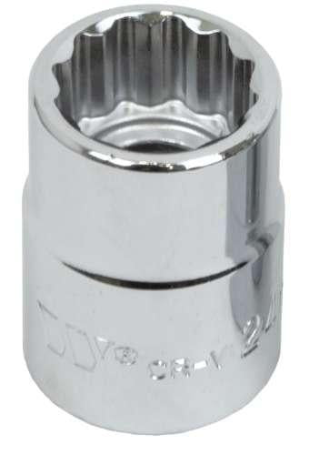 WELZH WERKZEUG Krafthylsa kort 12-kant 3/4"24 mm