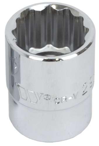 WELZH WERKZEUG Krafthylsa kort 12-kant 3/4" 29mm