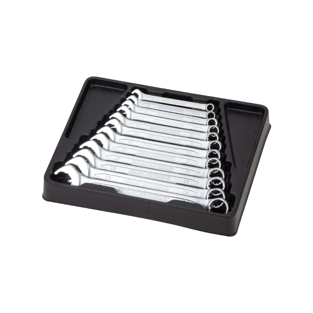 WELZH WERKZEUG Skiftnyckel-set 8-21mm 12 delar