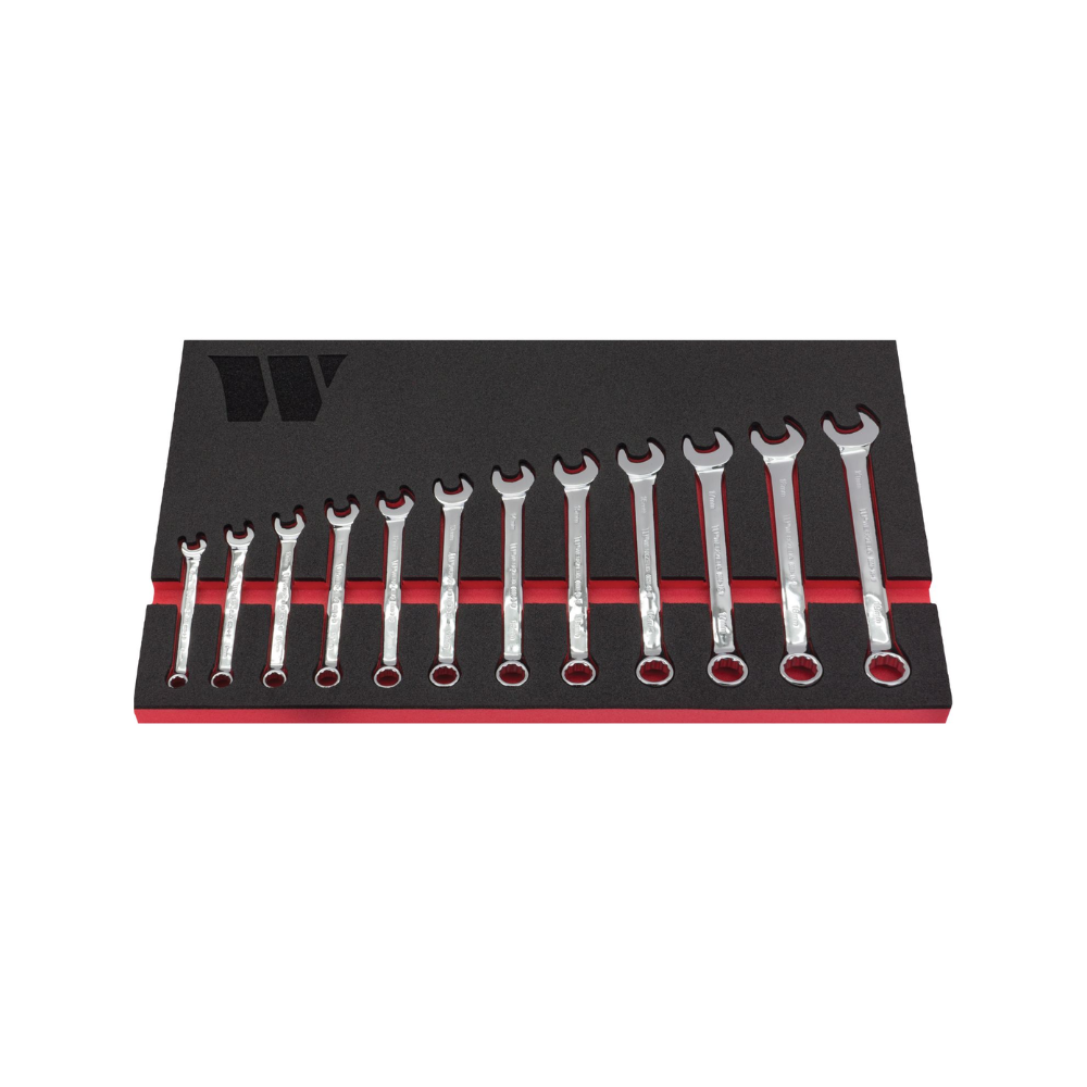 WELZH WERKZEUG Blocknyckelset 8-19mm (levereras i skumfack)
