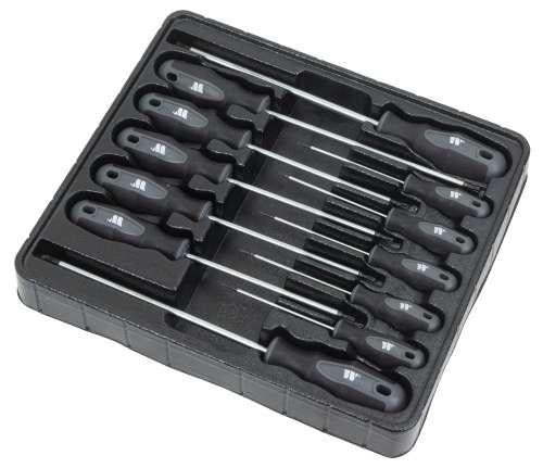 WELZH WERKZEUG Skruvmejsel Set Extra Lång Tamper-Proof Torx