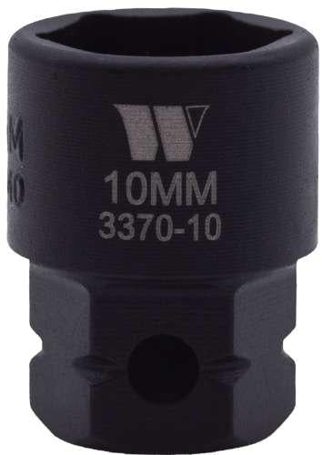 WELZH WERKZEUG Krafthylsa Kort Utvändig 6-kant 1/4" 10-mm