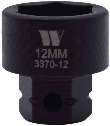 WELZH WERKZEUG Krafthylsa Kort Utvändig 6-kant 1/4" 12-mm