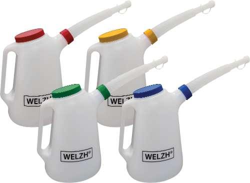 WELZH WERKZEUG Oljemått 5 Liter 4-Pack