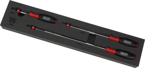 WELZH WERKZEUG Extension Mate 1/4" Förlängarmejslar 3 delar