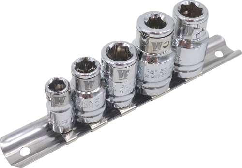 WELZH WERKZEUG 5 delar Kraftbits Adapter Set