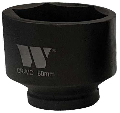 WELZH WERKZEUG Krafthylsa Kort 1"Tum 80mm