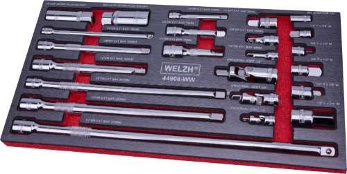 WELZH WERKZEUG Förlängarsats 23 delar