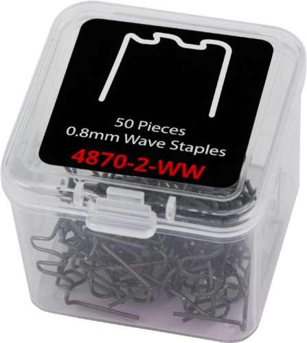 WELZH WERKZEUG Stift för plastreparation 50st 0.8mm Vågig