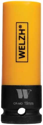 WELZH WERKZEUG Heavy-Duty Hjulmutterhylsa Kraft med skydd 19mm
