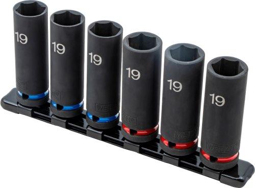WELZH WERKZEUG 6 delar Krafthylsa 19-MM
