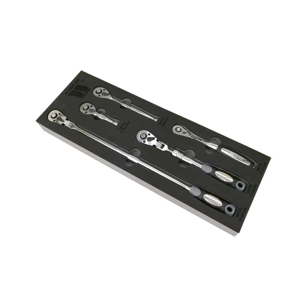 WELZH WERKZEUG 3/8" Spärrhandtag Sortiment-set