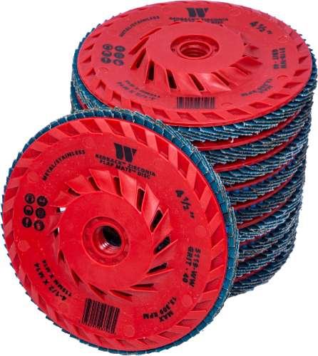 WELZH WERKZEUG Lamellskiva Disc 40-Grit 10 delar