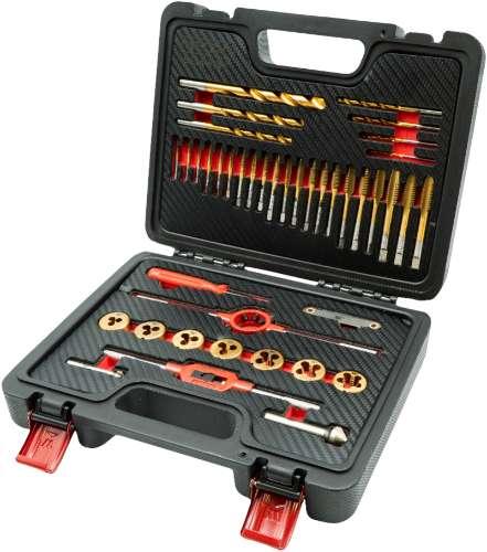 WELZH WERKZEUG 41-delar Titanium Metrisk Tap & Die SetM3-M12