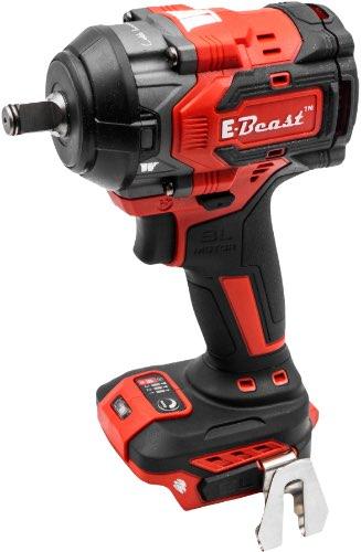 WELZH WERKZEUG E-Beast Kompakt sladdlös borstlös slagskruvmejsel 1/2' dr 850 NM (Endast Enhet)