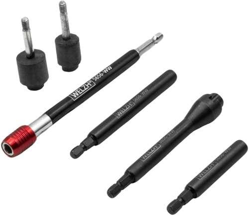 WELZH WERKZEUG Fräs- och rengöringssats för däckventiler