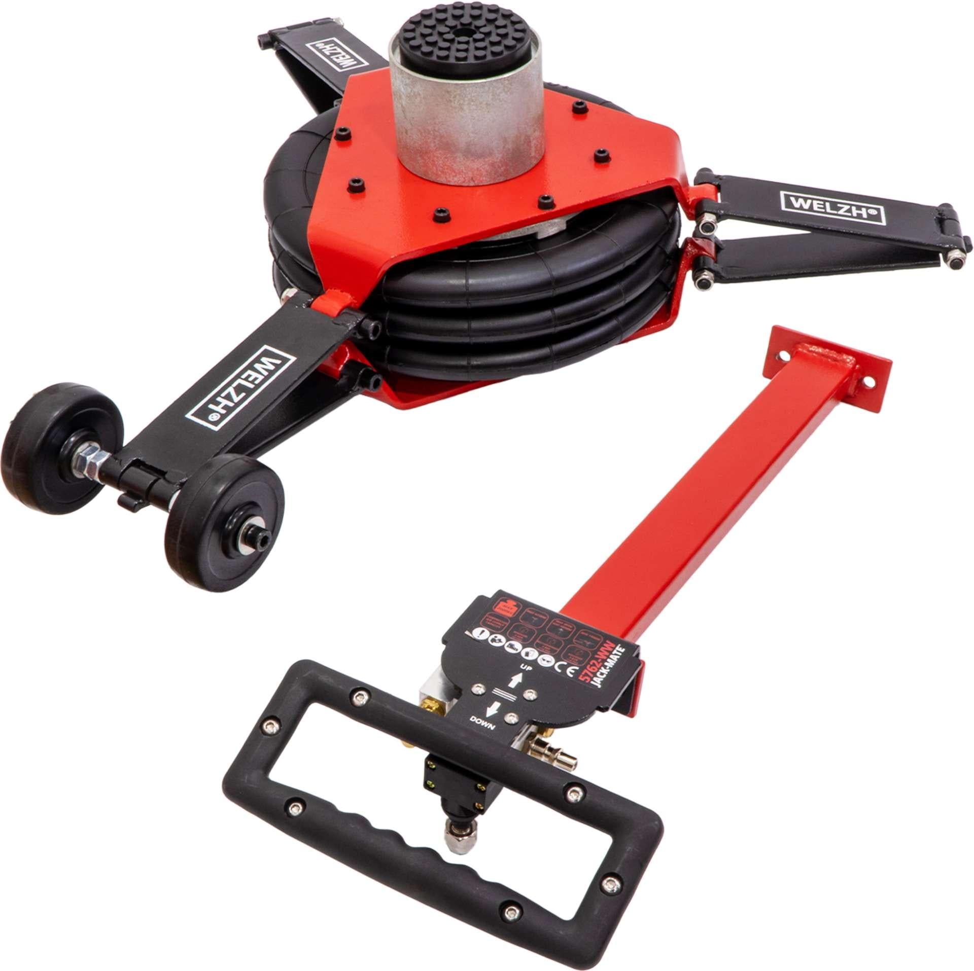 WELZH WERKZEUG Luftdomkraft 3-bälgar Stubby 2 Ton långt handtag