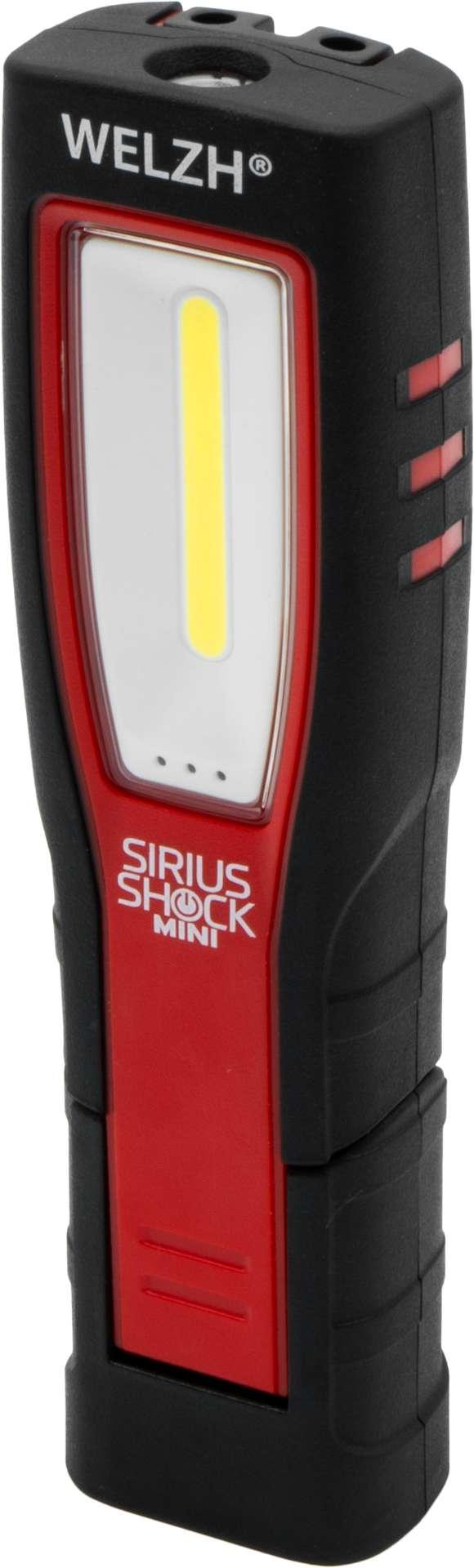 WELZH WERKZEUG Uppladdningsbar inspektionslampa Mini-Sirius Range (röd)