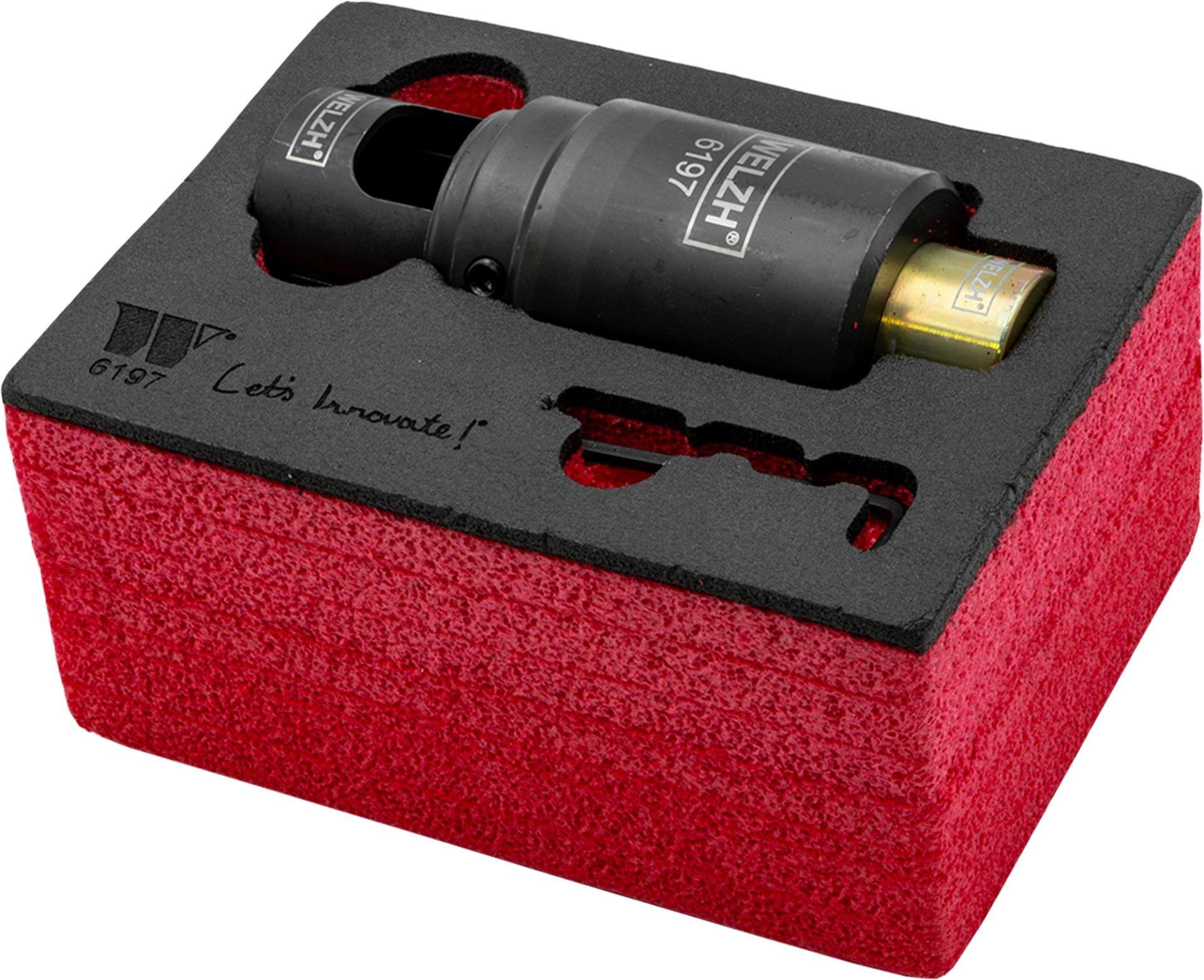 WELZH WERKZEUG Injektordemonteringshylsa Uppdaterad - Bosch-injektorer