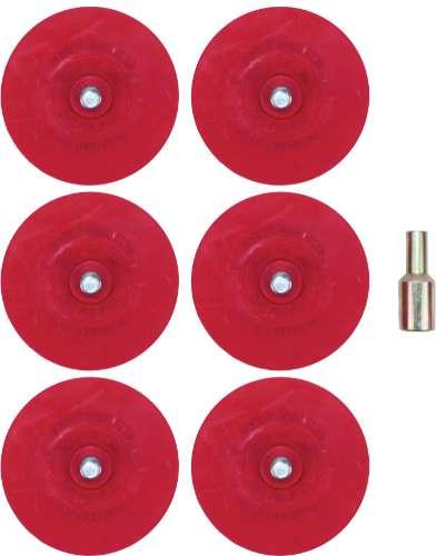 WELZH WERKZEUG Gummirondell Set 6 delar