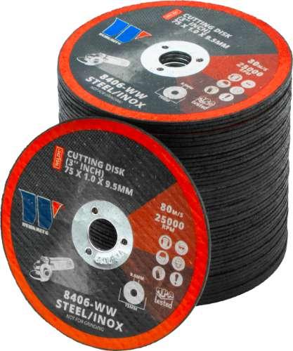 WELZH WERKZEUG Kapskiva 75x10 mm x 95 mm (3 tum) WerkConnect 300-delars extra tunna