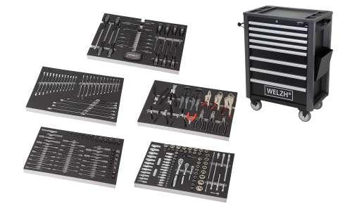 WELZH WERKZEUG 91010-WW & Verktygsinsats 5-Lådor