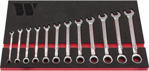 WELZH WERKZEUG Skiftnyckelset 8-19 mm (levereras i skumfack)