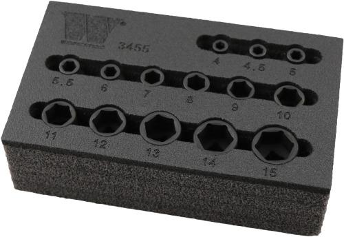 WELZH WERKZEUG Hylsset 1/4" 14 delar