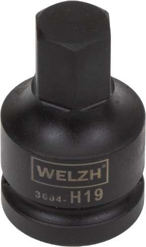 WELZH WERKZEUG 3/4" Bitshylsa Hex kraft H23