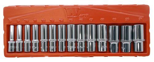 WELZH WERKZEUG Hylssats Växellåshylsor Lång 3/8" 14 delar