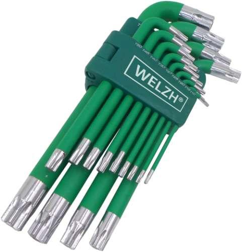 WELZH WERKZEUG 13 delar Torxnyckel-set (magnetisk tip)