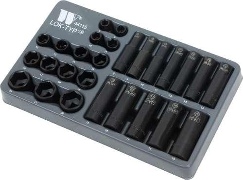 WELZH WERKZEUG Hylssats 3/8" Lång och Kort slaghylsor. 8-19mm