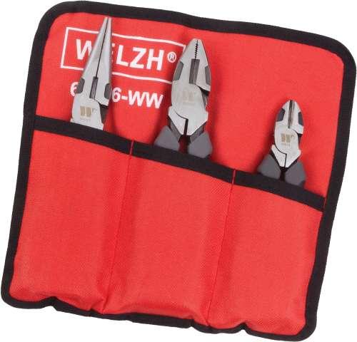 WELZH WERKZEUG Tångsats 3 delar