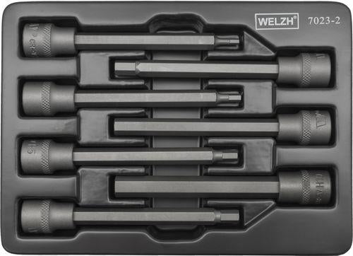 WELZH WERKZEUG Bithylsor 3/8" Extralång hexagon 110mm HB3-HB10