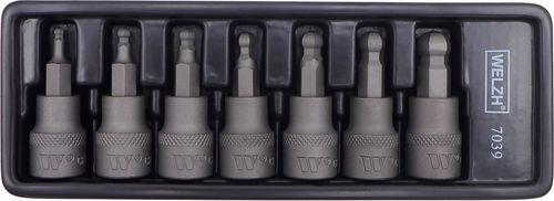 WELZH WERKZEUG Bithylsor 3/8" Kul-hexagon 48mm HB3-HB10