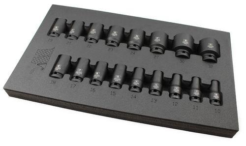 WELZH WERKZEUG Semi-Lång Slaghylsor med Tunna Väggar 1/2 " 6-kant