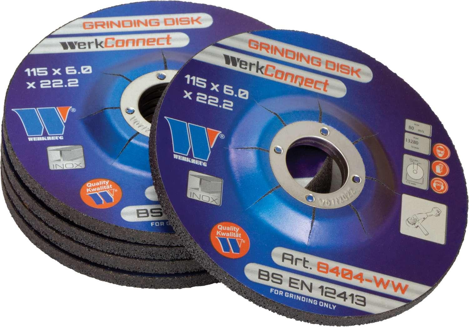 WELZH WERKZEUG Slipskivor för Metal