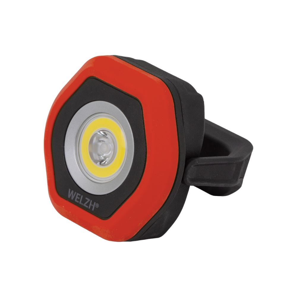 WELZH WERKZEUG Mini flerfunktionsflödeslampa (RÖD)