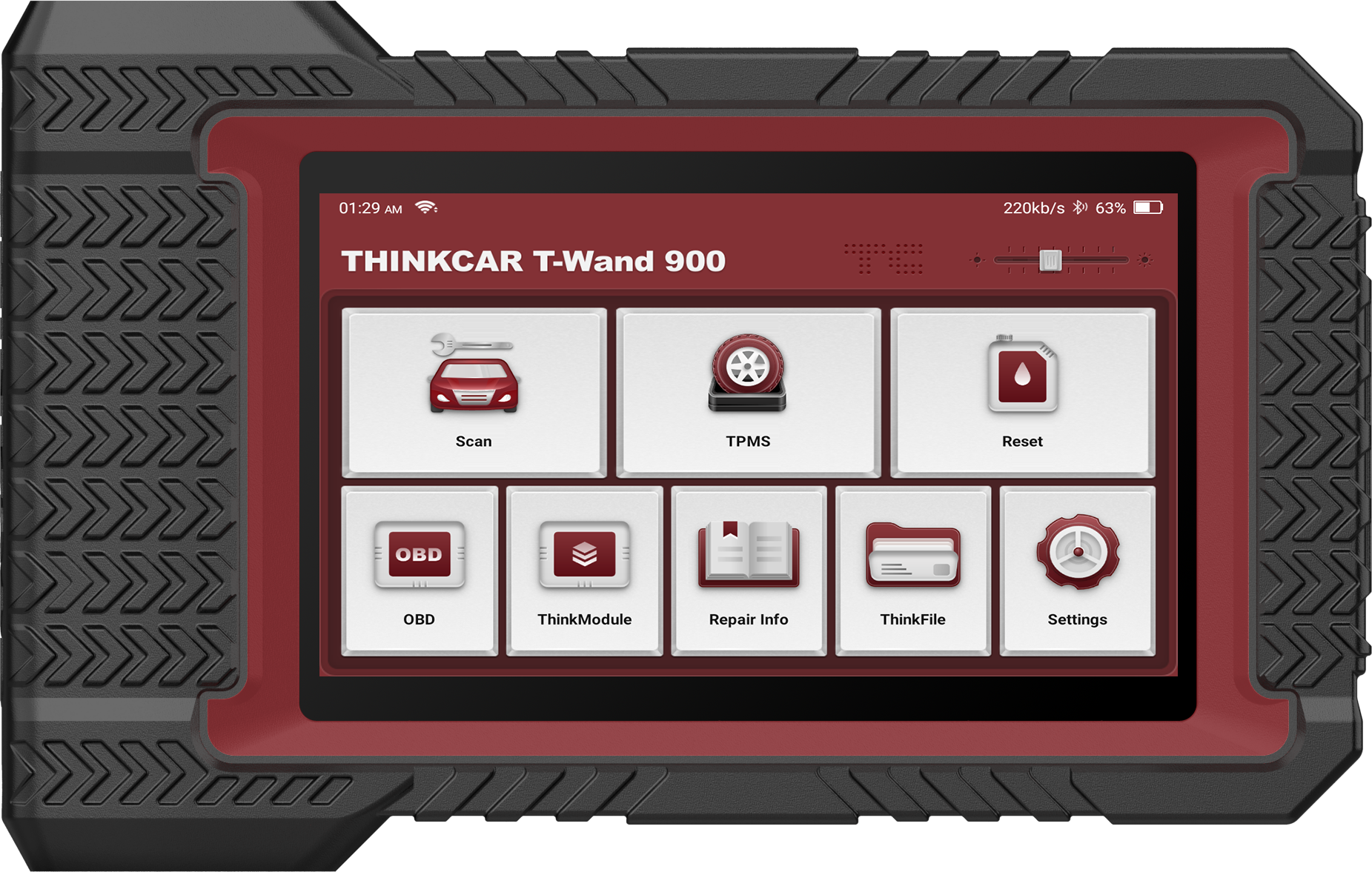THINKCAR T-Wand 900 med 5 S1 TPMS sensorer