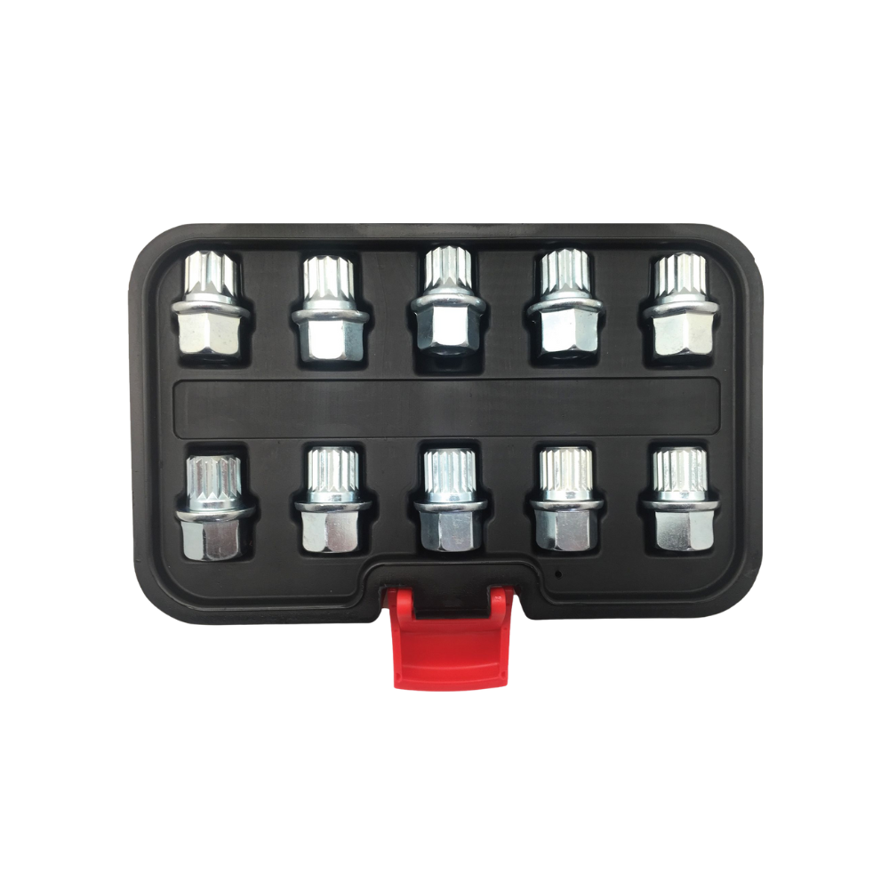 WELZH WERKZEUG Hjulmutter set VAG (10st) Golf/Polo/Siroco/Jetta/A4/A5/A6