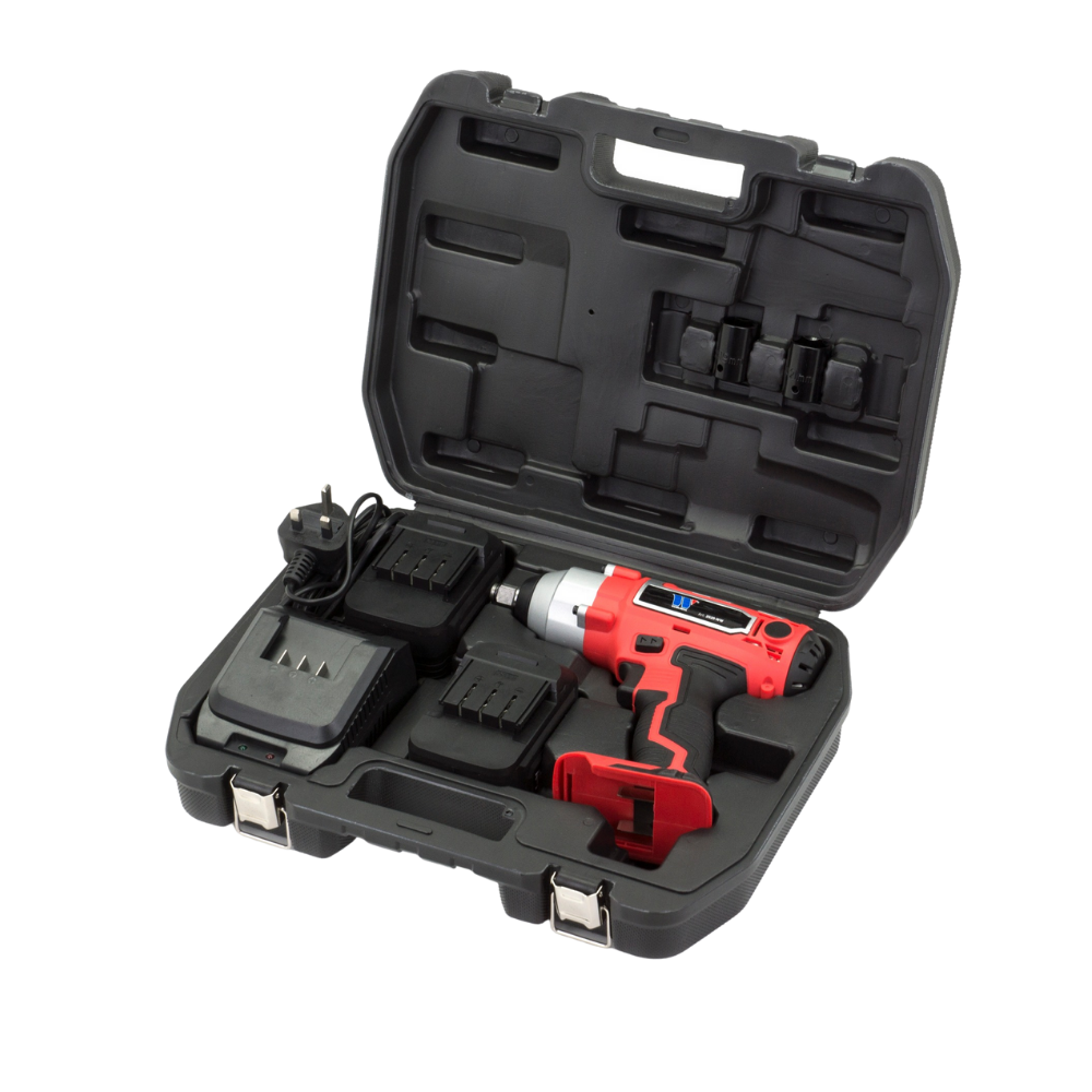 WELZH WERKZEUG 18V Kompakt Mutterdragare med Litium batteri 1/2" 600 NM