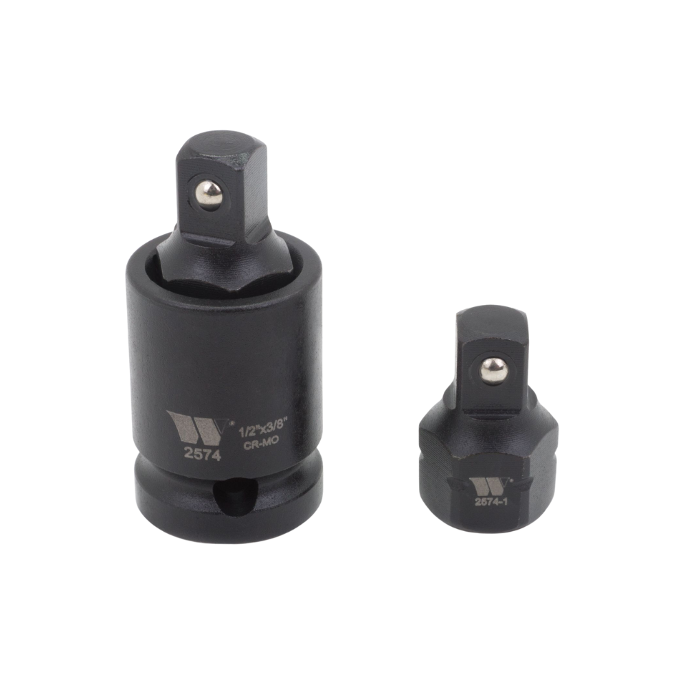 WELZH WERKZEUG Reduceringshylsa kraft 1/2"-3/8" med x2 utbytbara huvuden