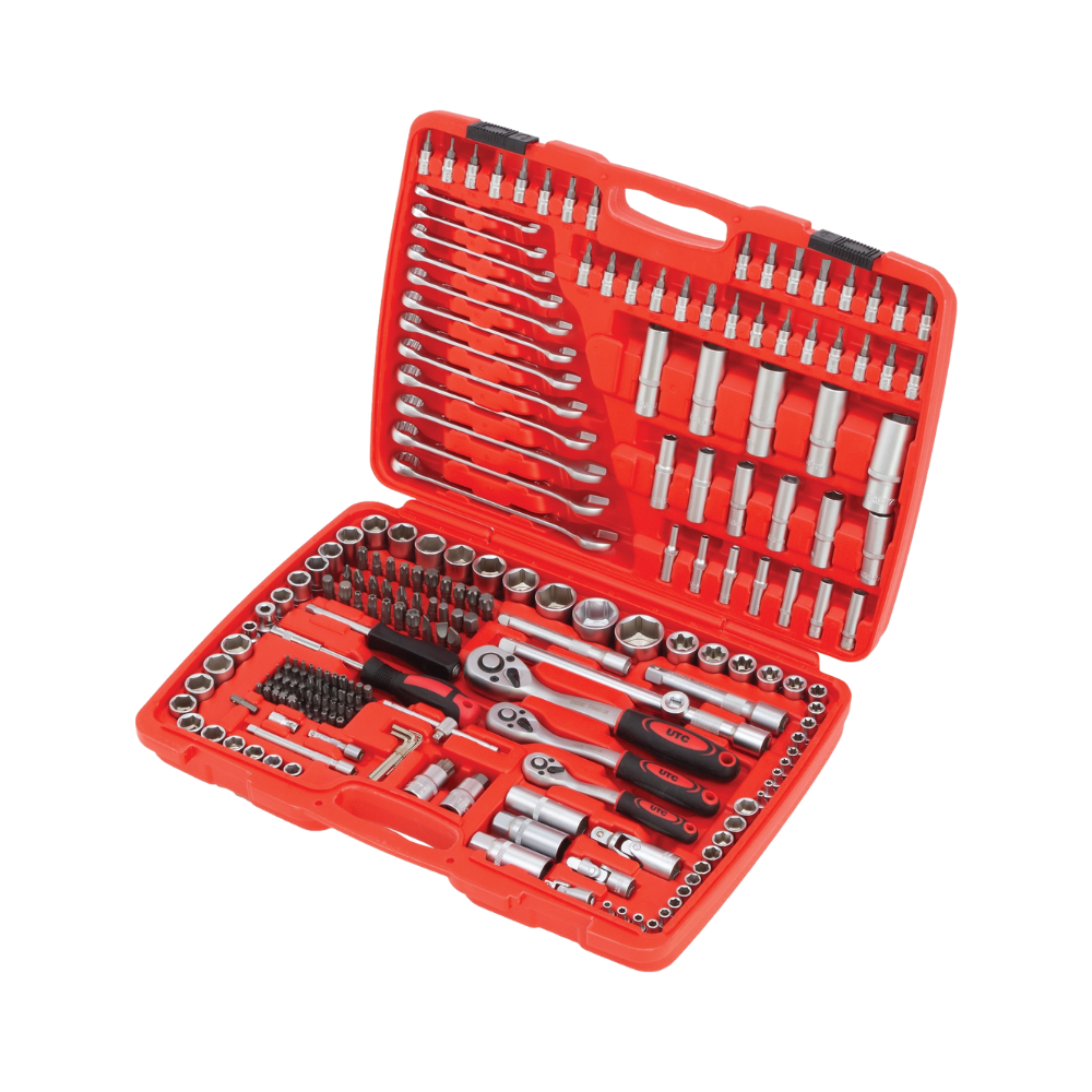 WELZH WERKZEUG Hylsverktygsset 1/4"  3/8"  1/2"  (216 delar) Inkl. Hylsnycklar