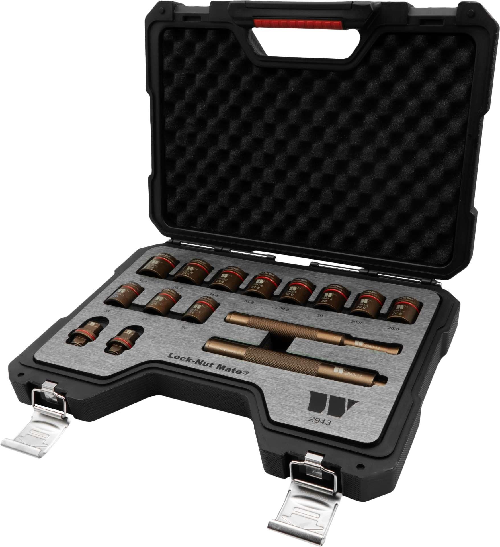 WELZH WERKZEUG Hjulmutteravtagare låsmutter sats gen-3