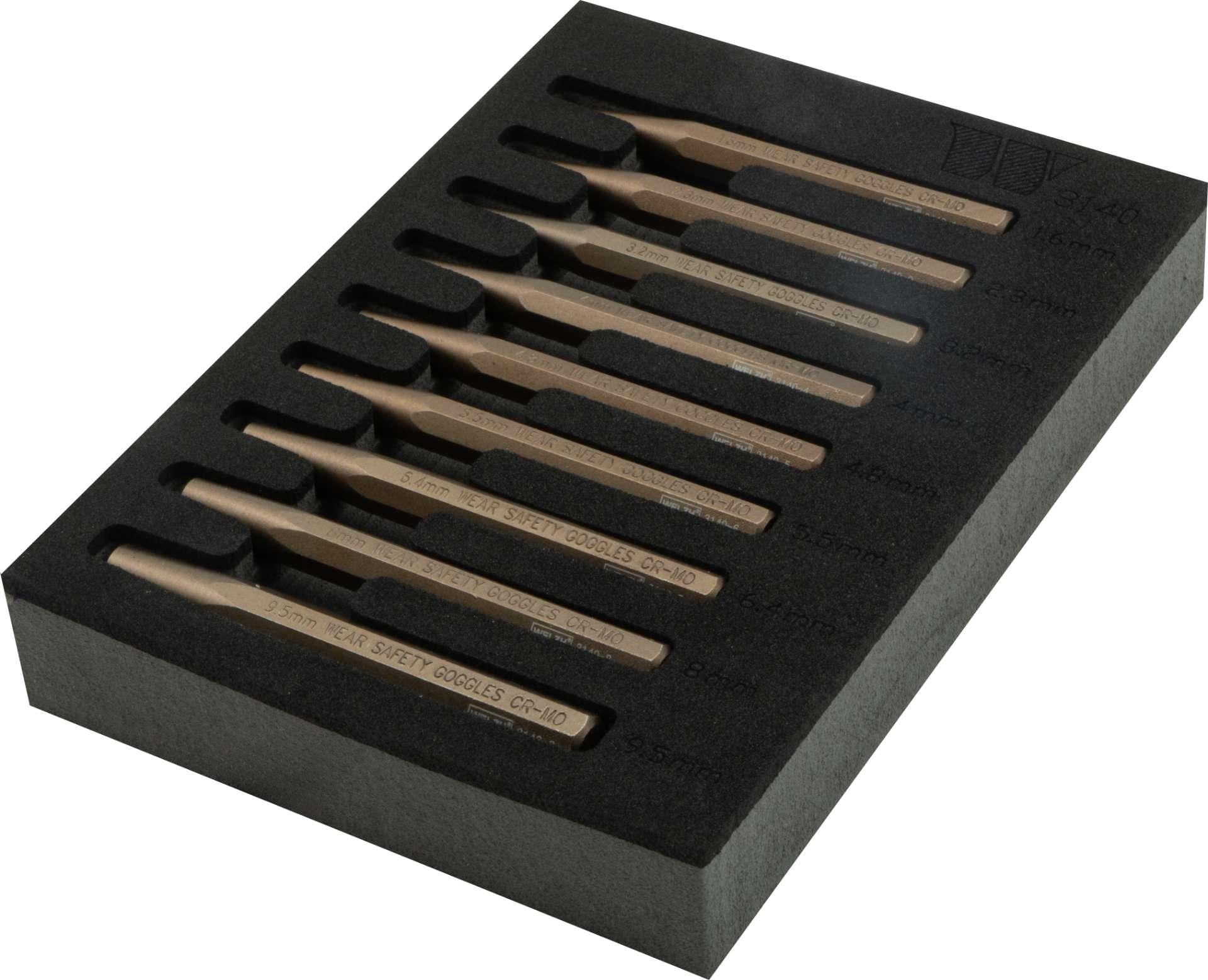 WELZH WERKZEUG 9-delar Mini Körnare