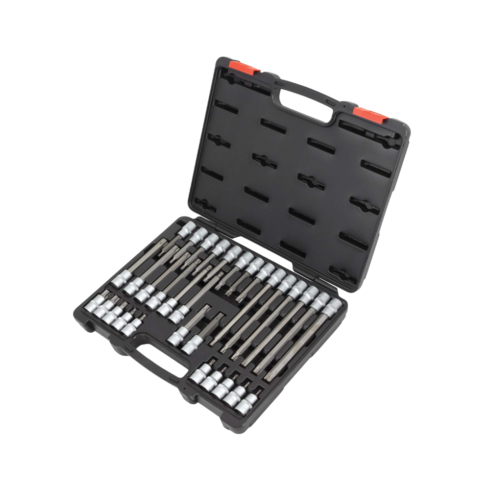 WELZH WERKZEUG Torx Bithylsor 1/2" 32 delar