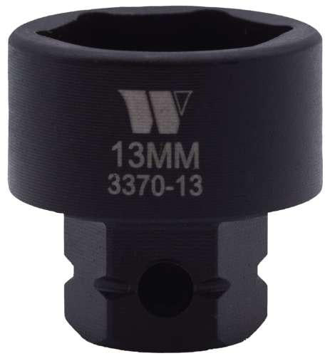 WELZH WERKZEUG Krafthylsa Kort Utvändig 6-kant 1/4" 13-mm