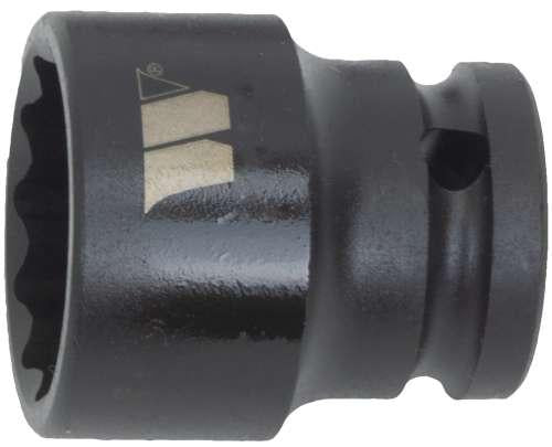 WELZH WERKZEUG Krafthylsa Kort 1/2" 12-kant 32 mm